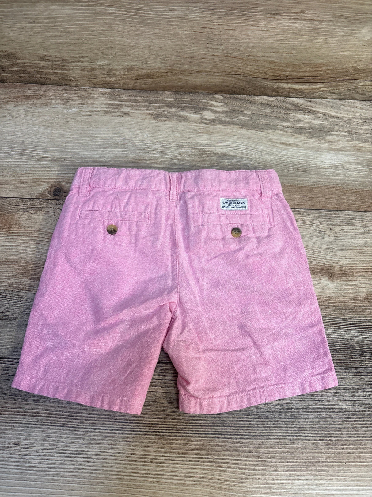 Janie & Jack Linen-Cotton Short Pink sz 3T