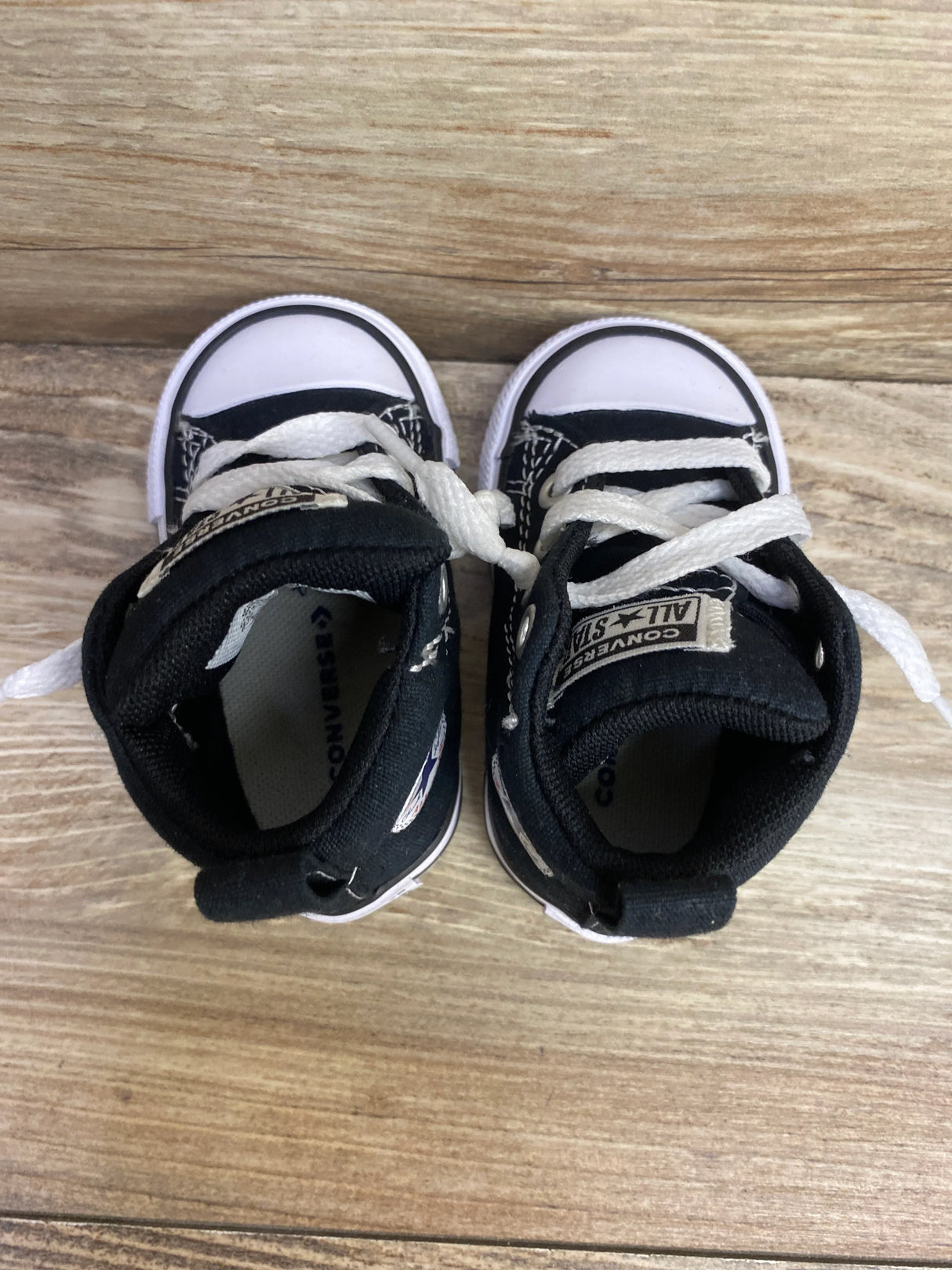 Converse Street Mid Top Sneakers Black sz 2c