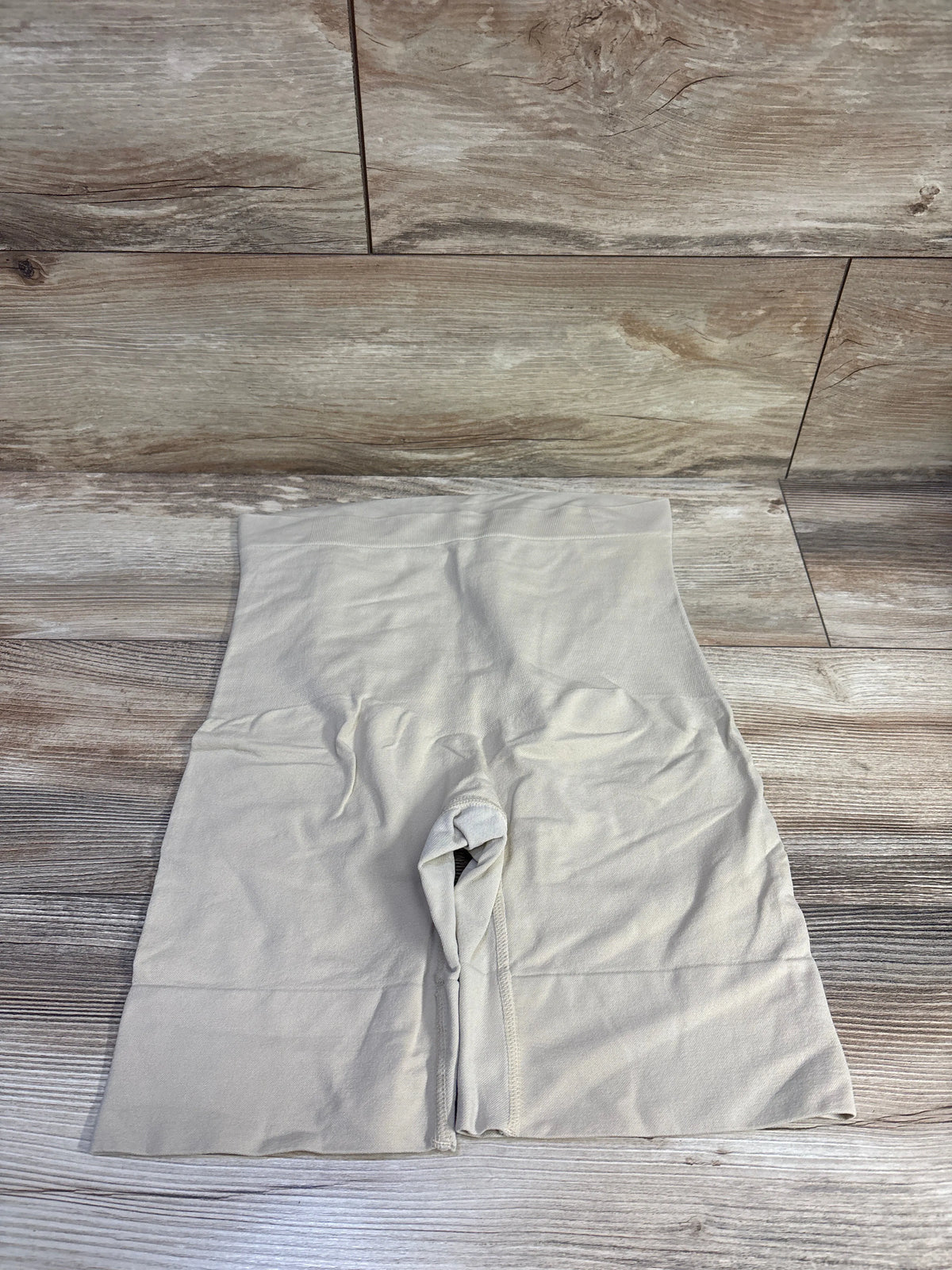 Leggings Depot Seamless Maternity Shapewear Shorts Beige sz Medium/Large