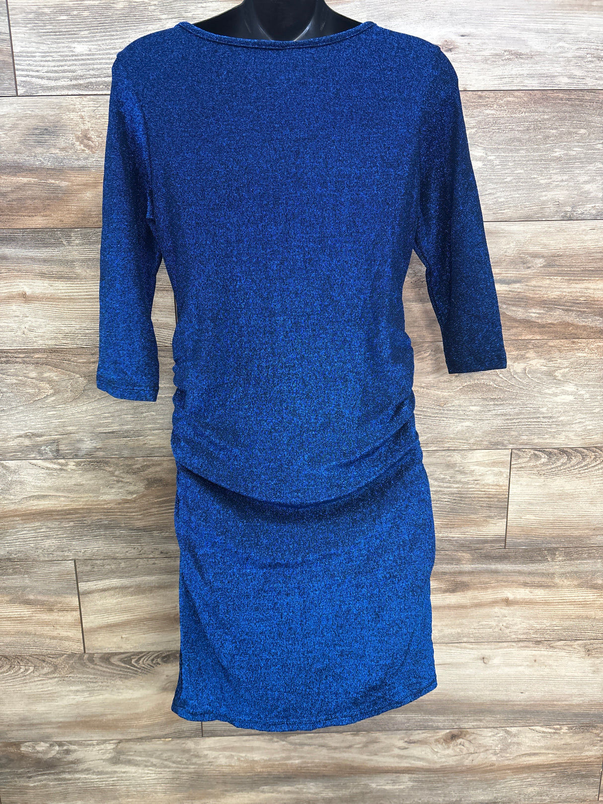 Glittery Maternity Dress Blue sz Medium