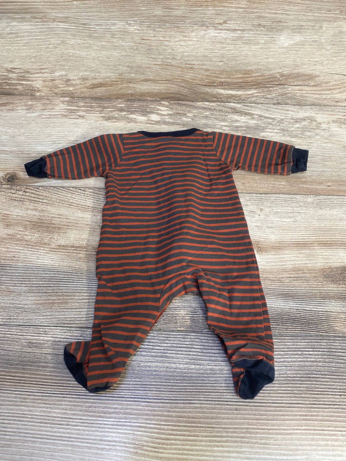 Gerber Striped Sleeper Orange sz Preemie - Me n Mommy To Be