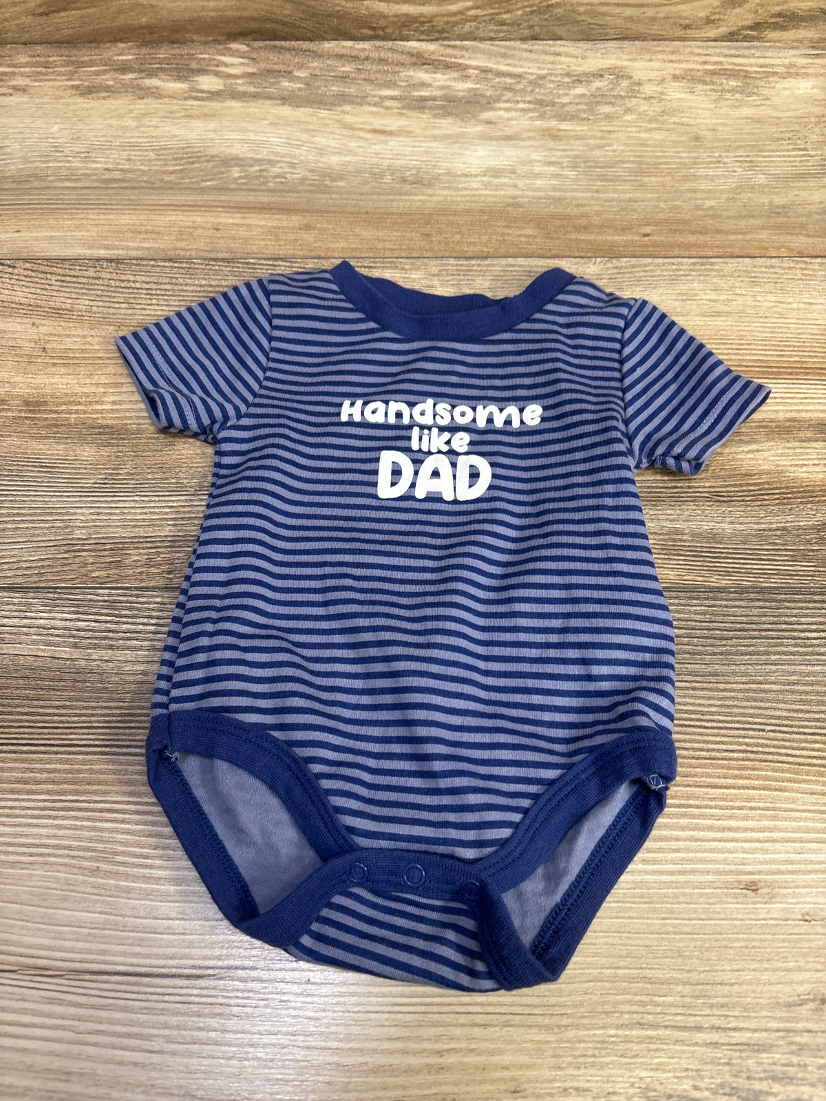 Baby Essentials Handsome Like Dad Bodysuit Blue sz 6m