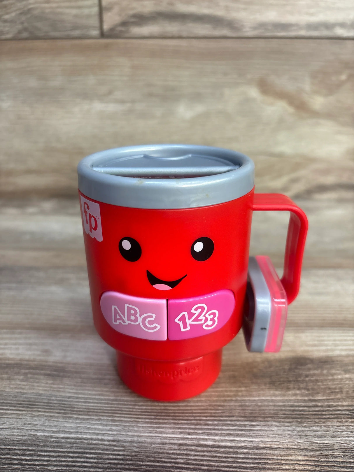 Fisher Price Laugh & Learn Wake Up & Learn Coffee Mug, Red