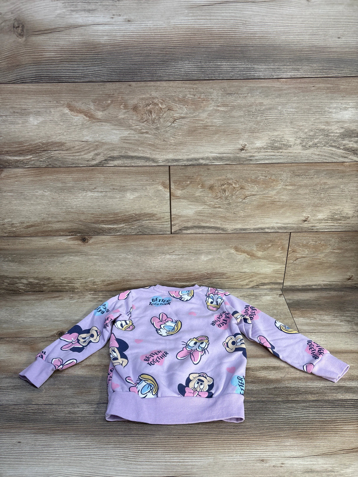 Disney Junior Minnie Mouse Pullover Sweatshirt Lilac sz 4T