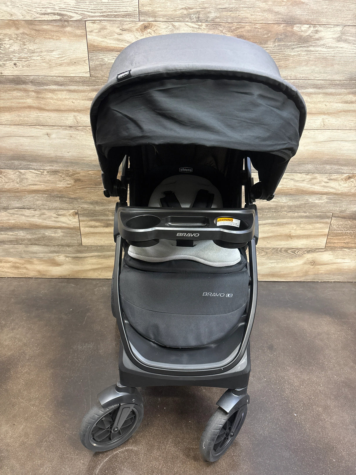 Bravo LE ClearTex Quick-Fold Stroller in Pewter