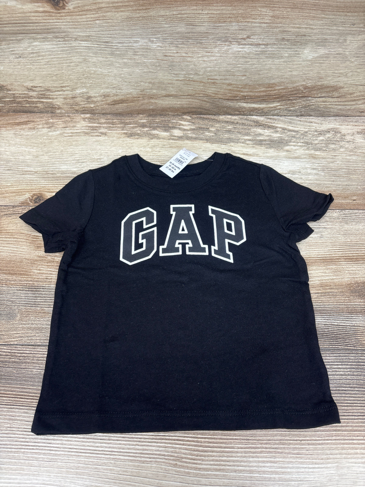 NEW Baby Gap Logo Shirt Black sz 18-24m