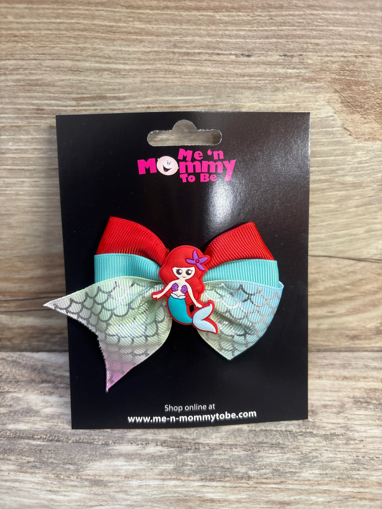 NEW Mermaid Applique Hair Bow