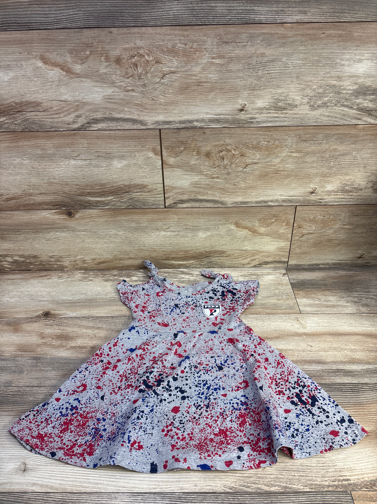 Colosseum Penn State Paint Splatter Dress Grey sz 3T