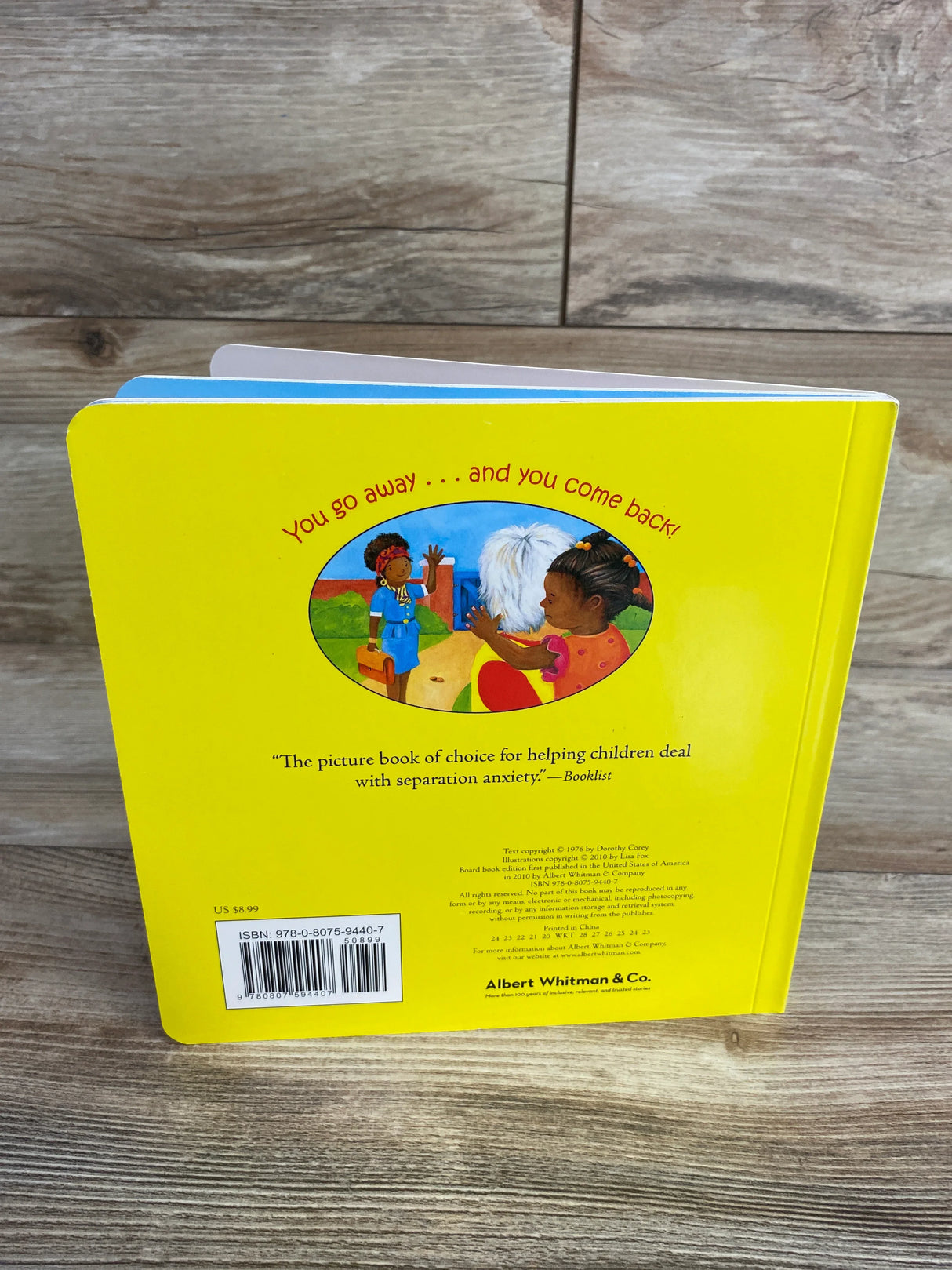 You Go Away Board Book