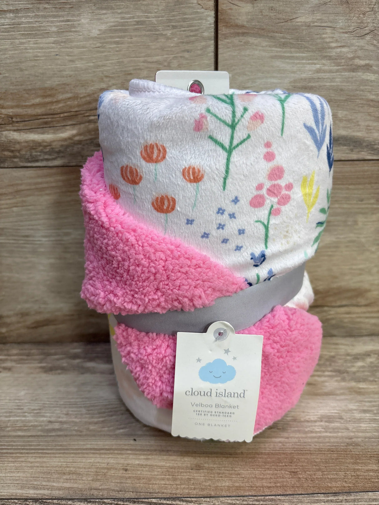 NEW Cloud Island Velboa Blanket - Pink