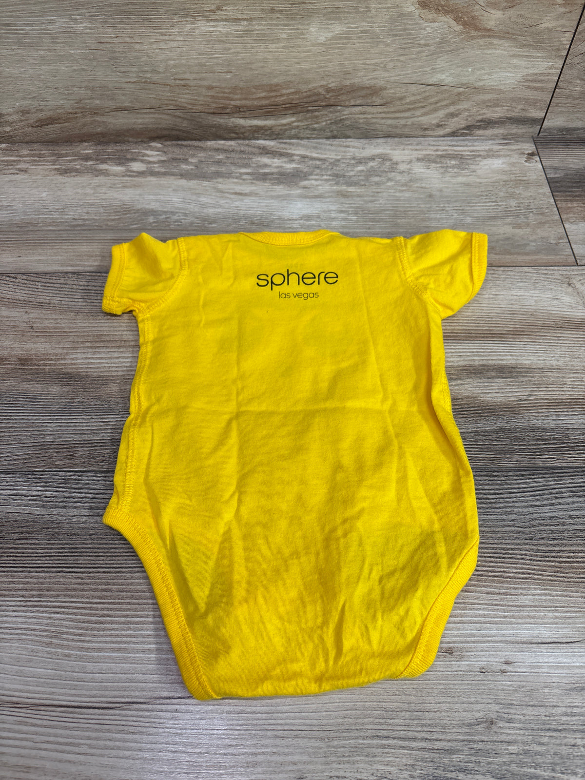 Las Vegas Sphere Bodysuit Yellow sz 12m