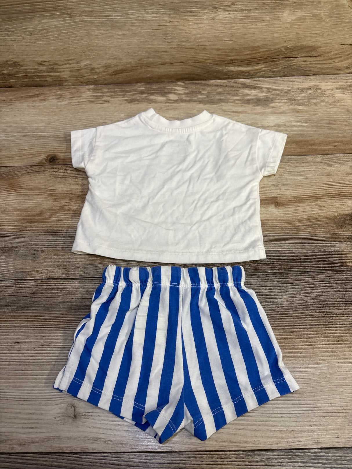 Cat & Jack 2pc Future So Bright Shirt & Shorts Set White sz 0-3m