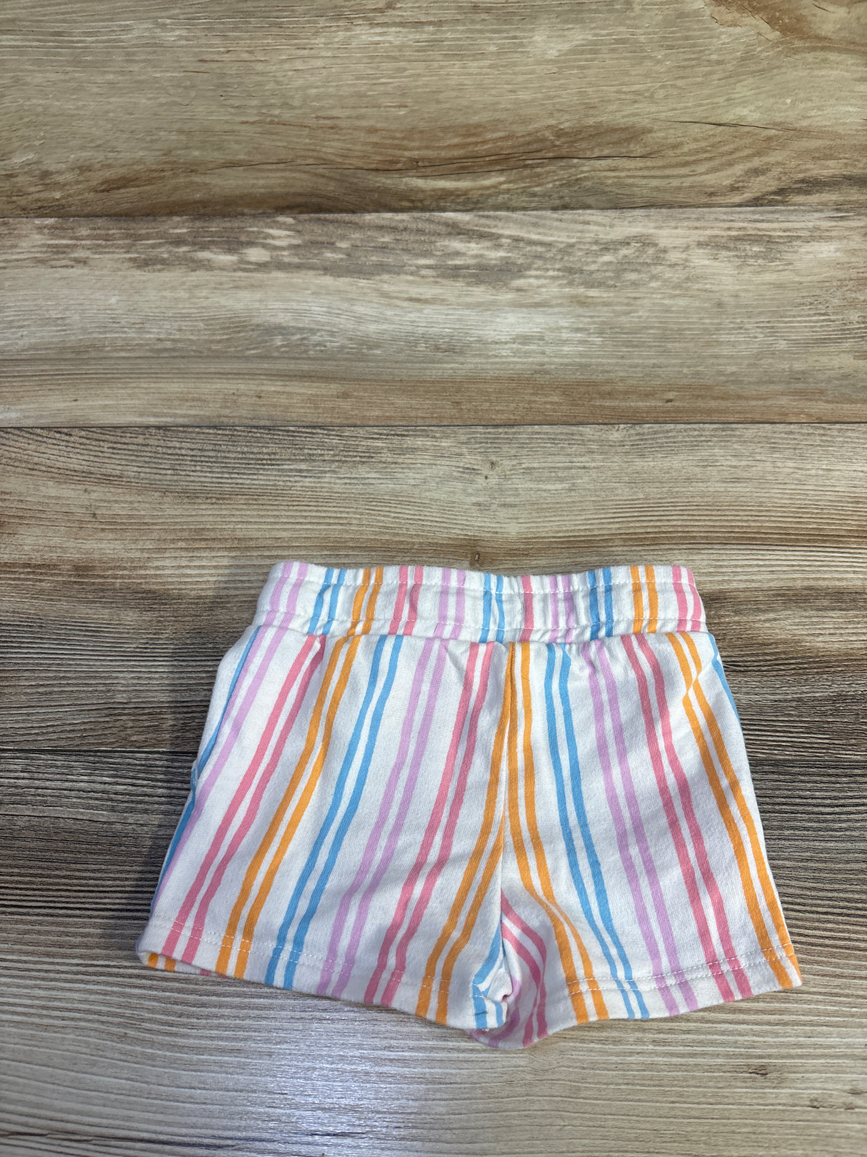 Cat & Jack Knit Shorts Striped White sz 12m