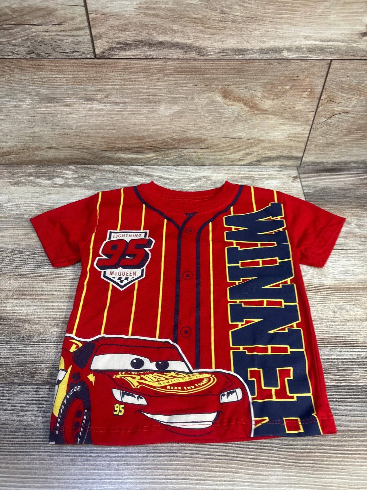 Disney Pixar Cars Shirt Red sz 2T