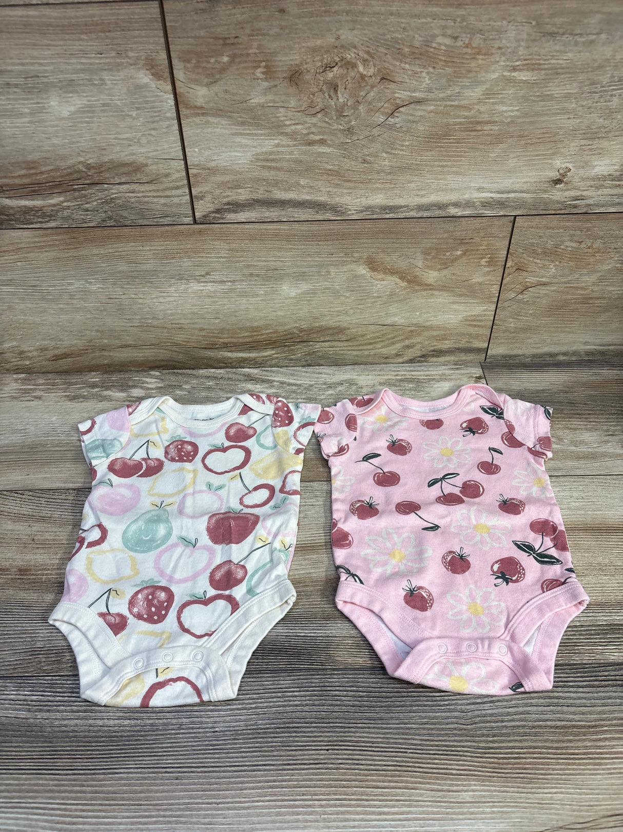 Member's Mark 2pk Bodysuits Pink sz 3m