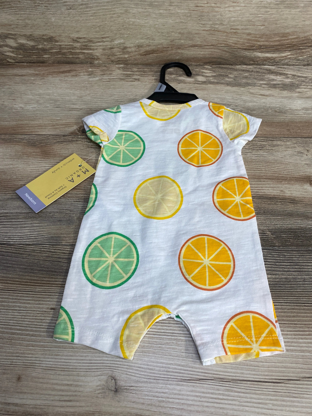 NEW M+A by Monica + Andy Shortie Romper White sz Newborn - Me n Mommy To Be