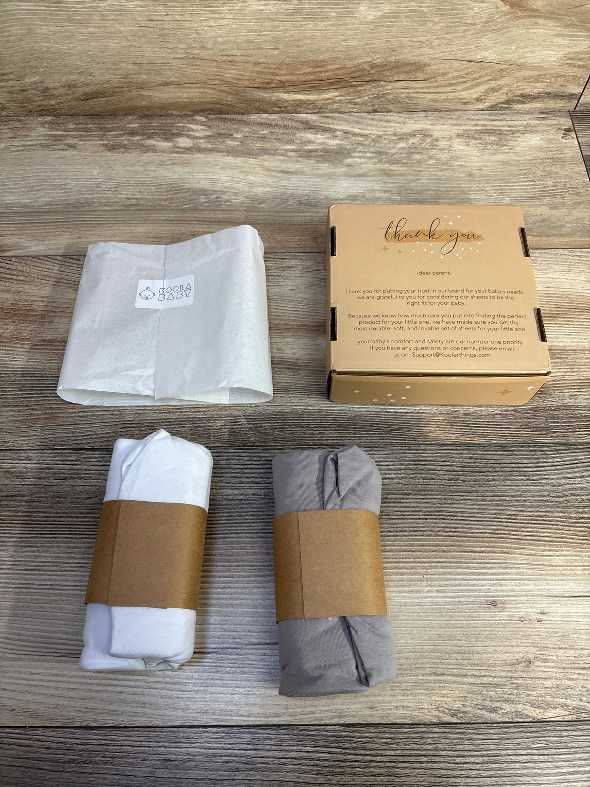 NEW Koola Baby Organic Cotton Bassinet Sheets 2pk Grey