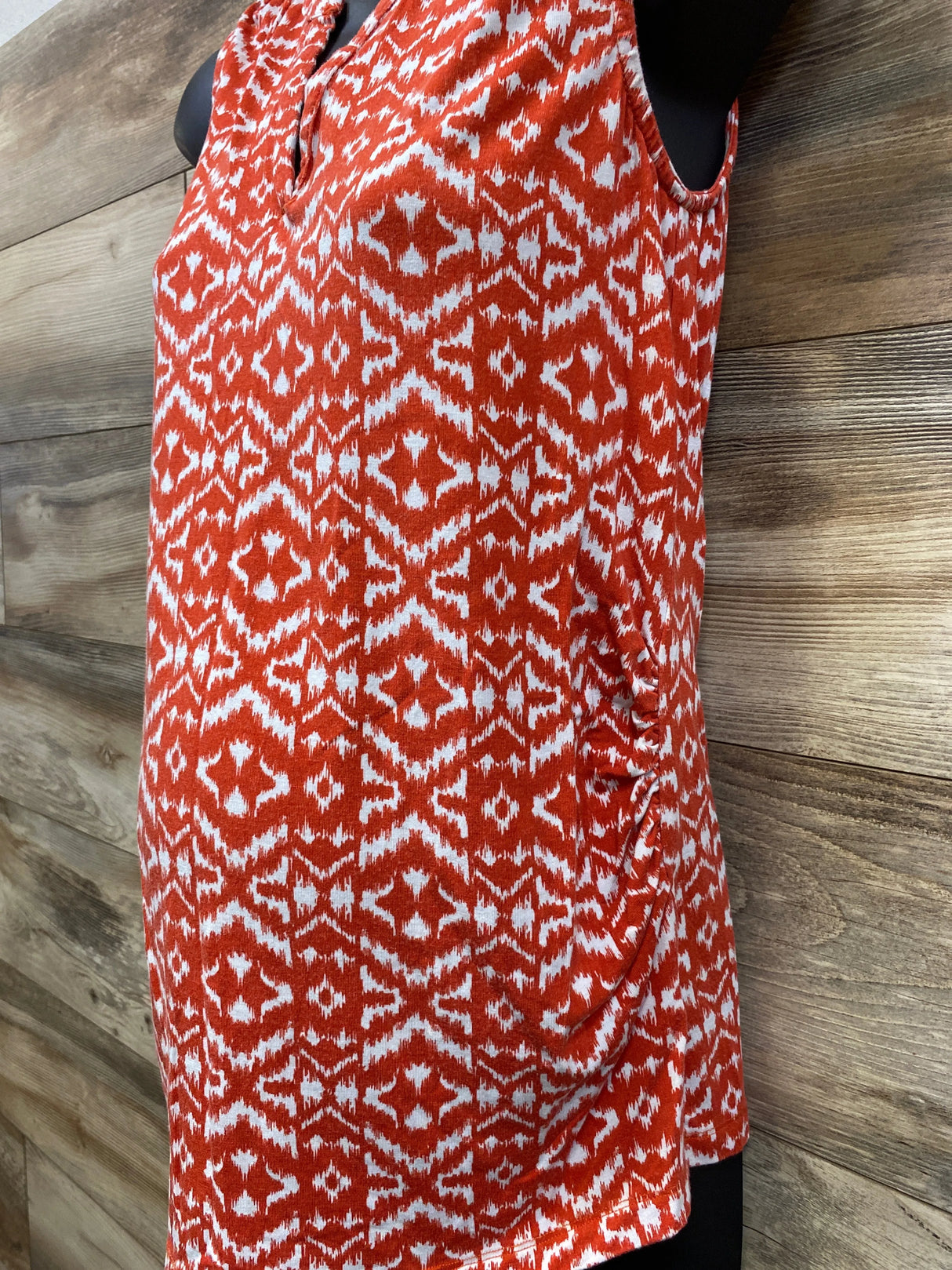 Skies Are Blue Maternity V-Neck Top Red sz Small