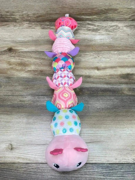 Sumobaby Musical Caterpillar Multi-Sensory Crinkle, Rattle and Textures Pink - Me n Mommy To Be