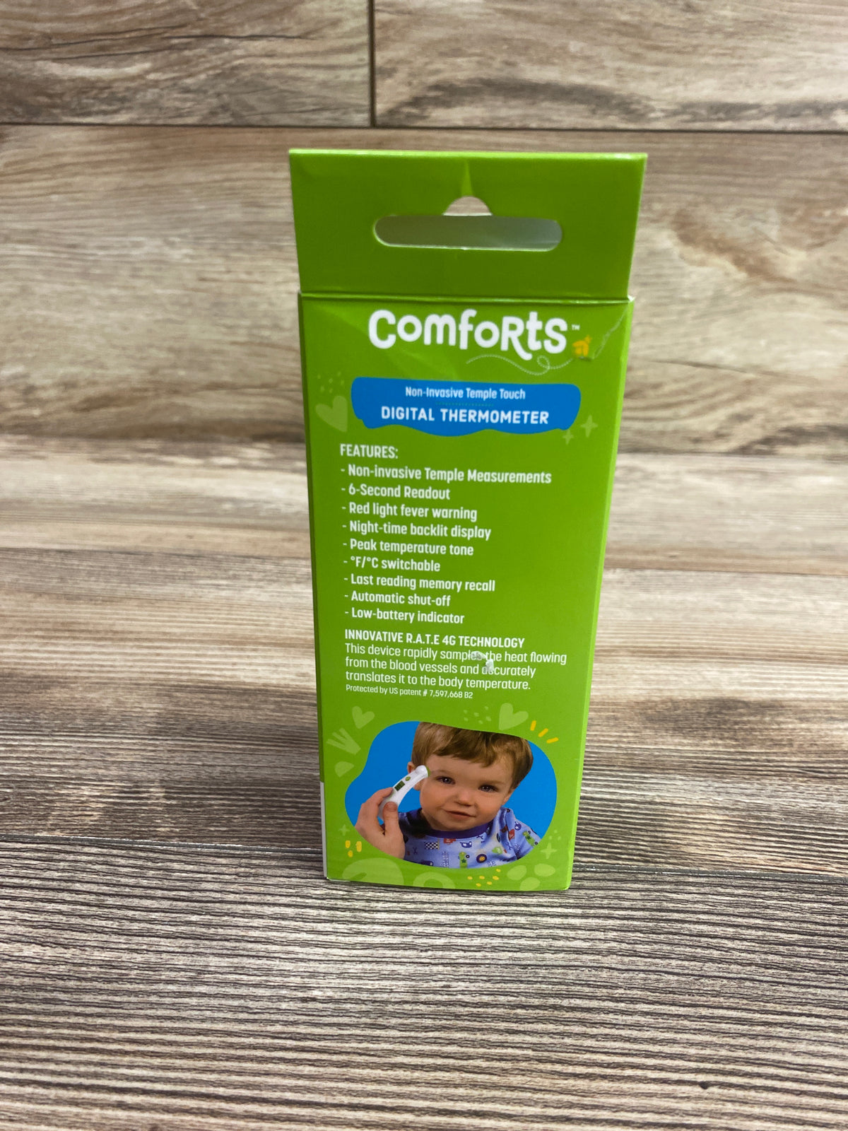 NEW Comforts Non-Invasive Temple Touch Digital Thermometer