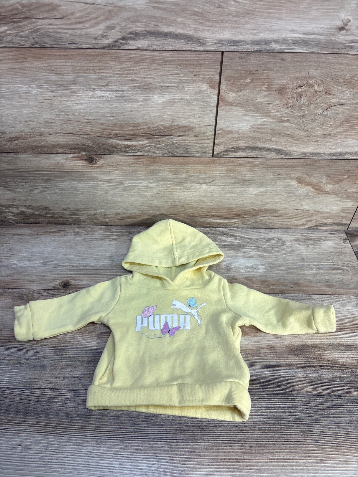 Puma Pullover Hoodie Yellow sz 3-6m