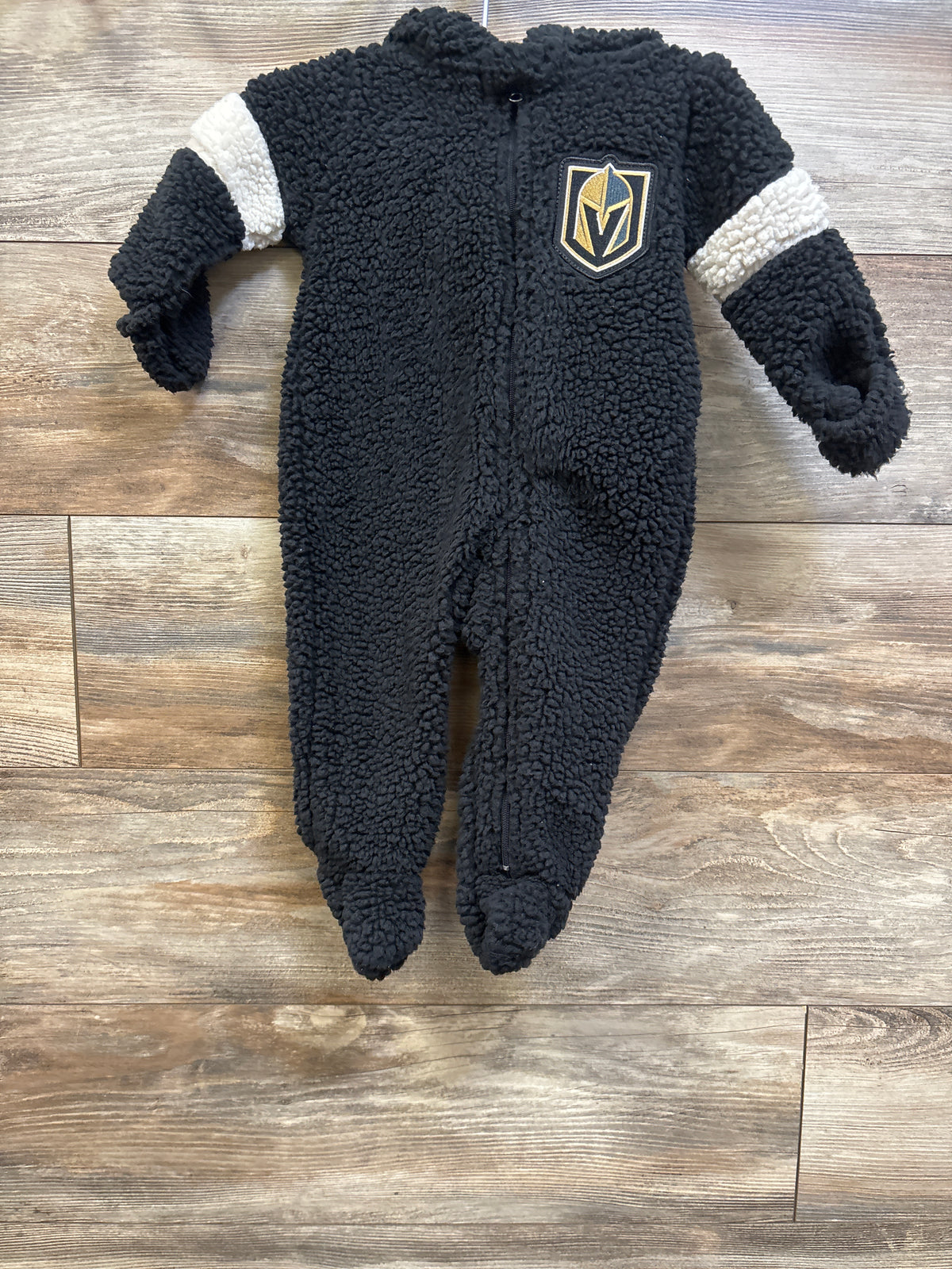 NHL Golden Knights Game Nap Teddy Fleece Bunting Black sz 3/6m