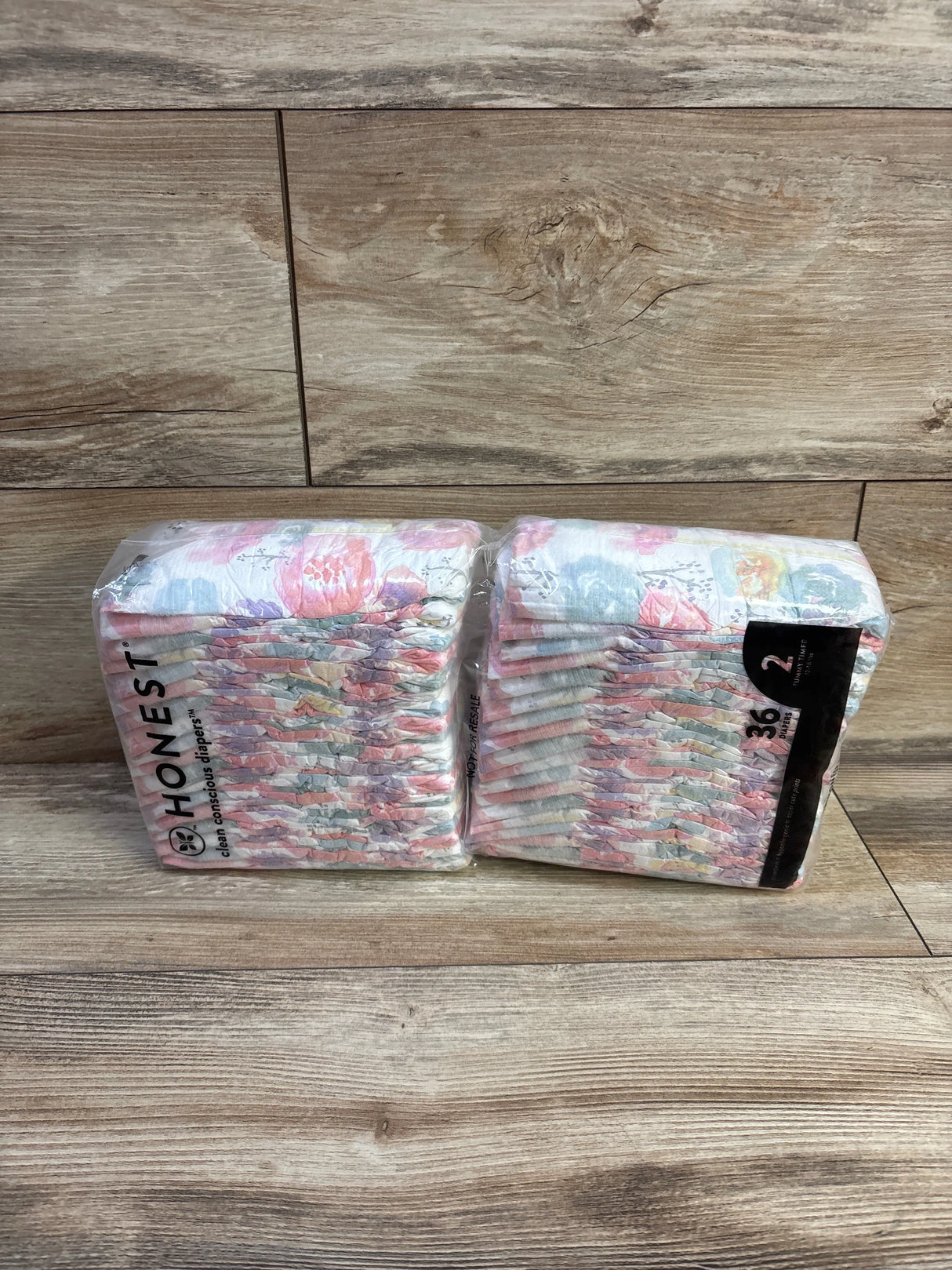 NEW Honest Clean Conscious Diapers Size 2 36ct
