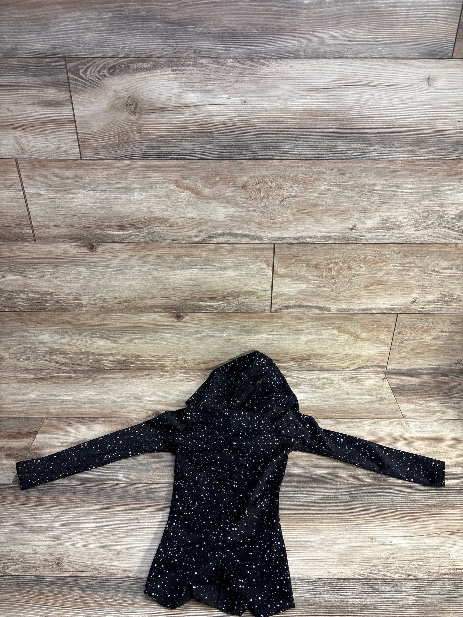 Taylor Swift Inspired Hooded Bodysuit Leotard Black sz 5/6