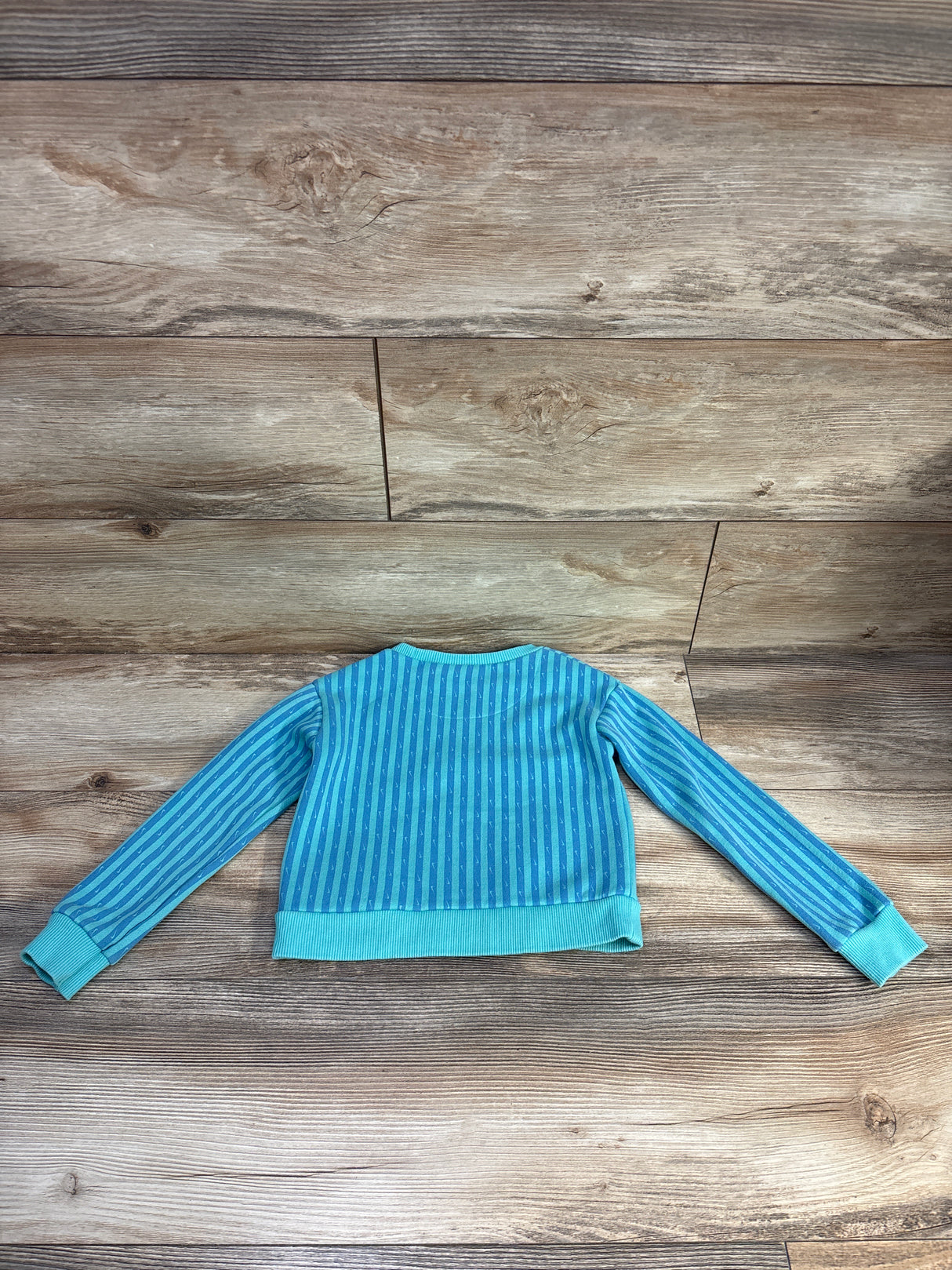 Nike Pullover Striped Sweatshirt Teal sz 4T