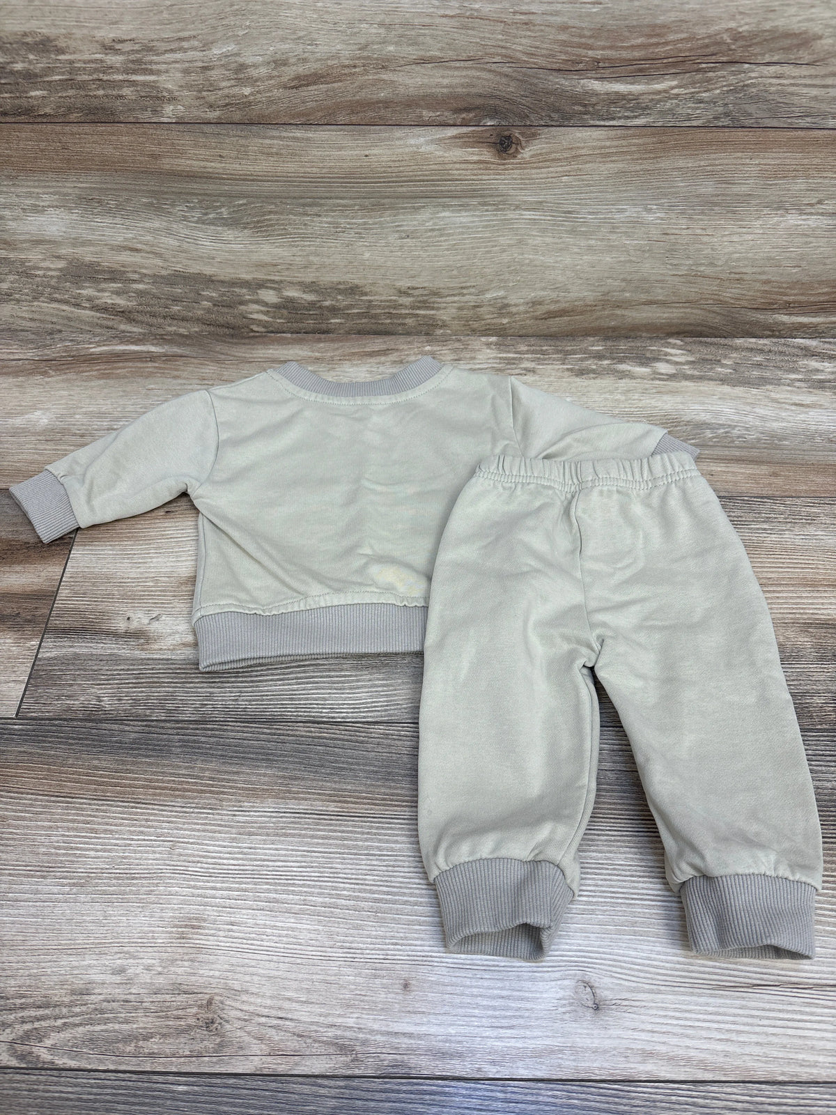 MiniOlie Yes I Know I Look Like My Daddy 2pc Sweatshirt & Joggers Tan sz 0-3m