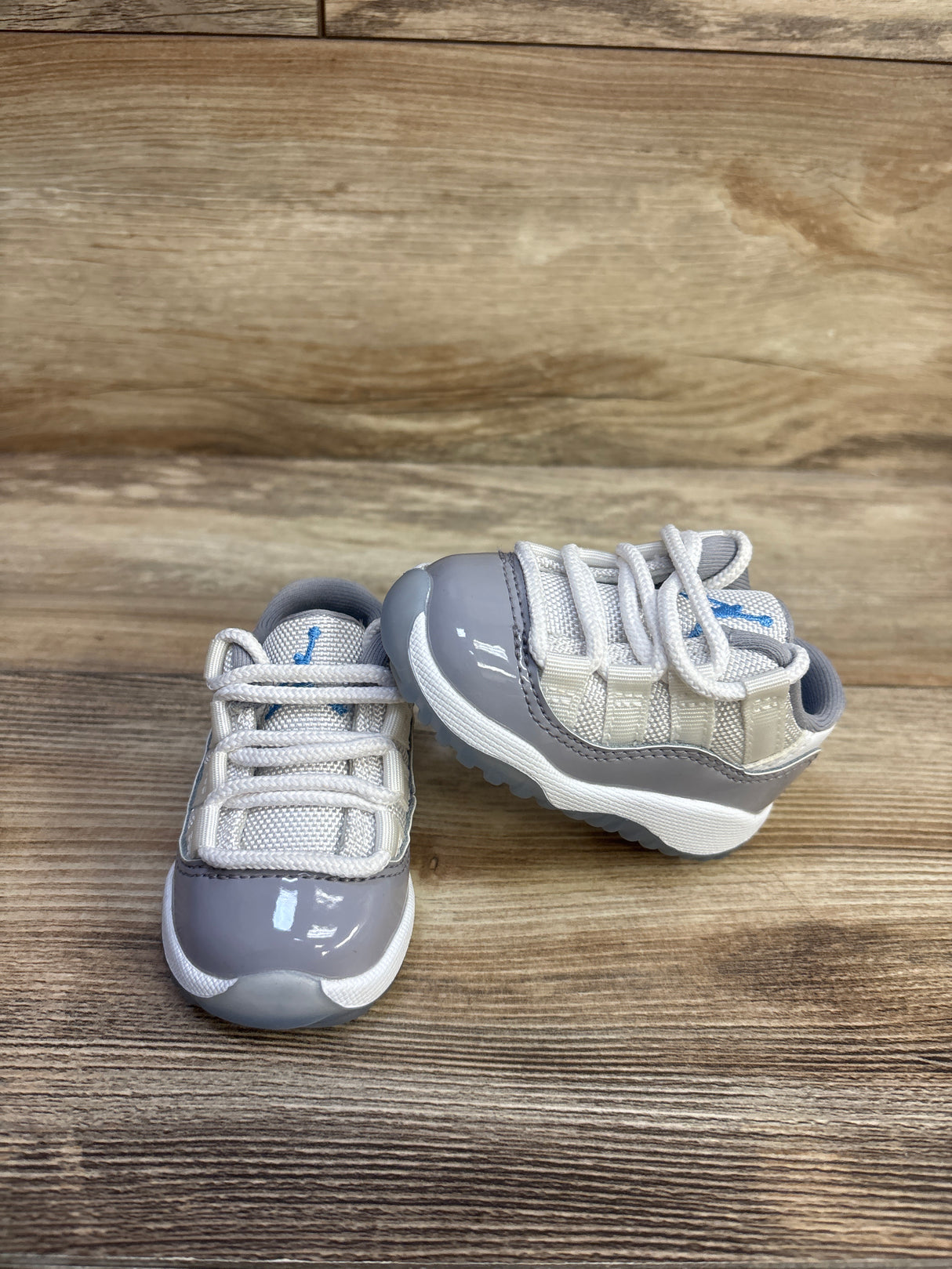 Air Jordan 11 Retro Low TD 'Cement Grey' Sneakers sz 3c