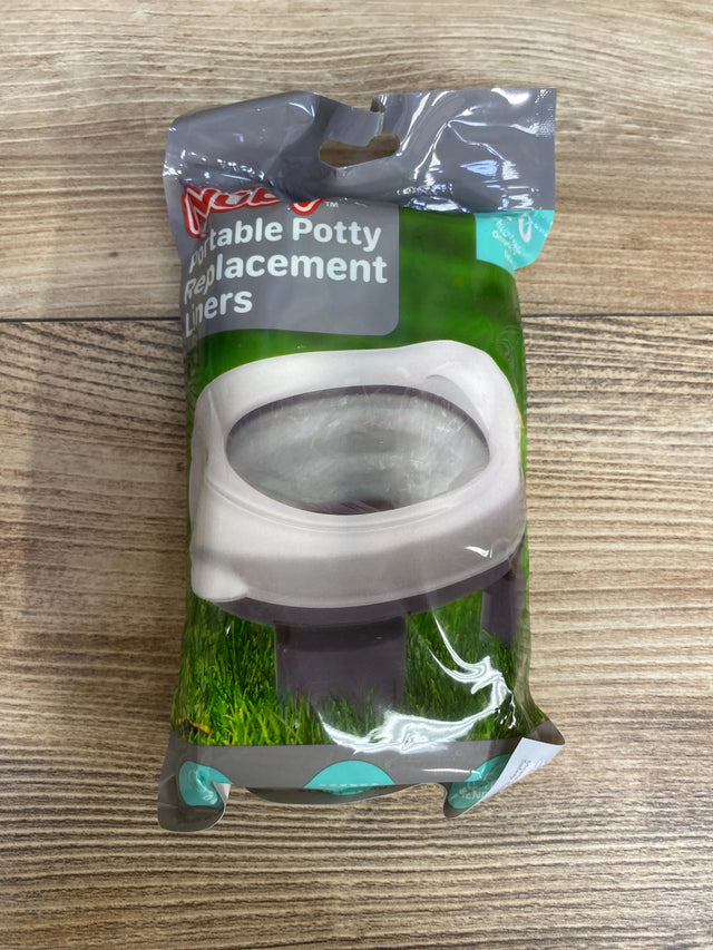 NEW Nuby Portable Potty Replacement Liners 40ct - Me n Mommy To Be
