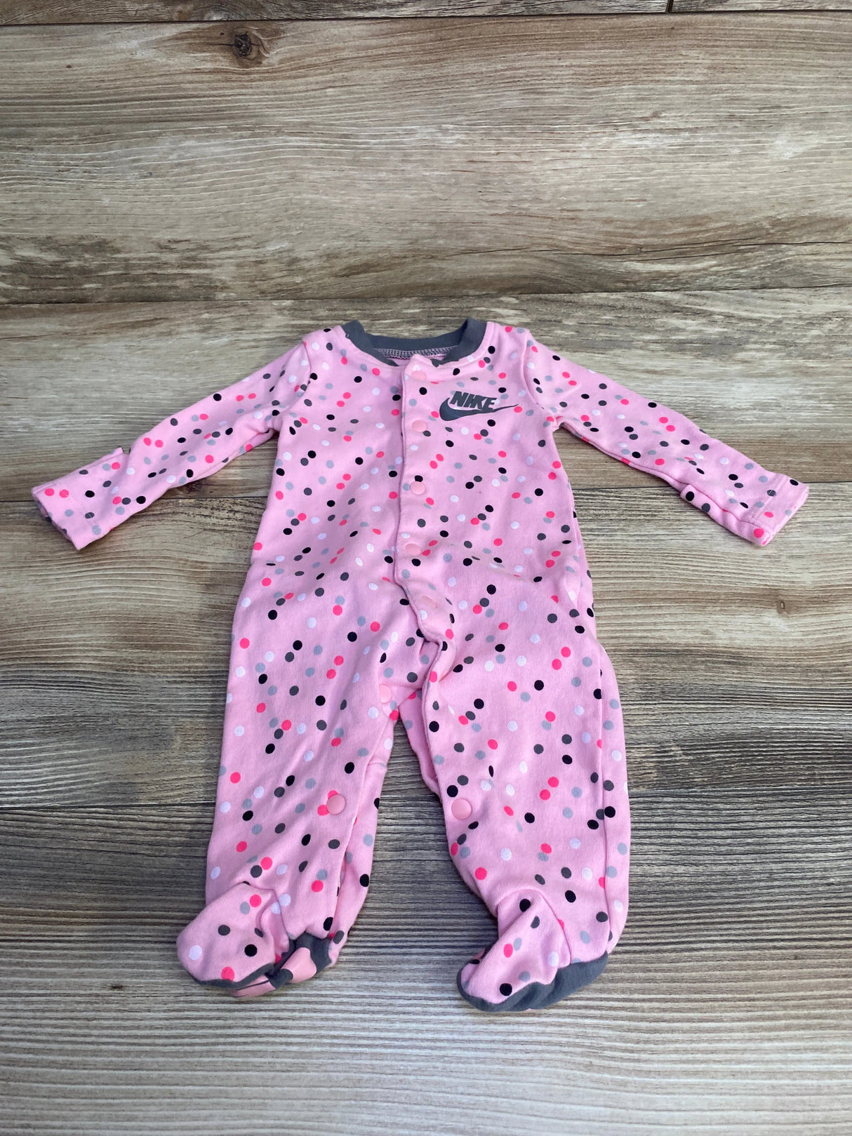 Nike Polka Dot Sleeper Pink sz Newborn - Me n Mommy To Be