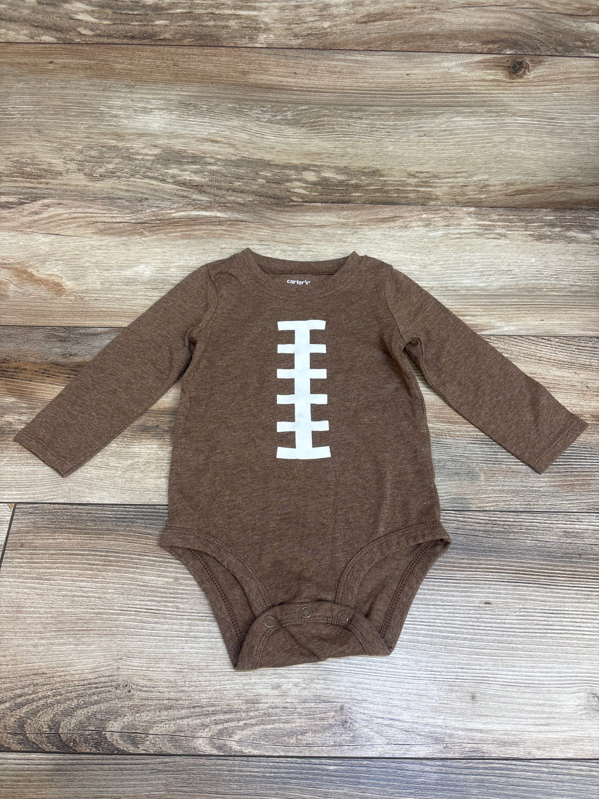 Carter's Football Bodysuit Brown sz 12m