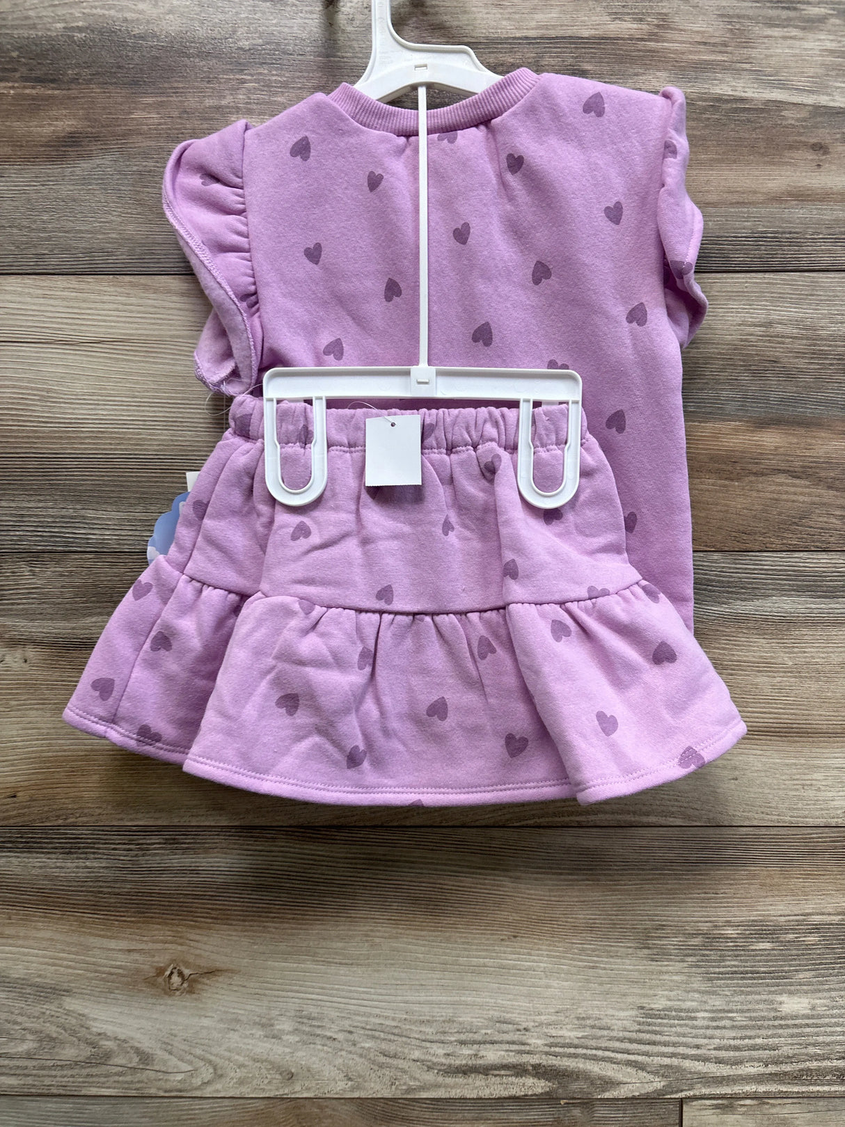 NEW Bluey 2pc Bingo/Bluey Short Sleeve Top and Skort Set Lilac sz 4T