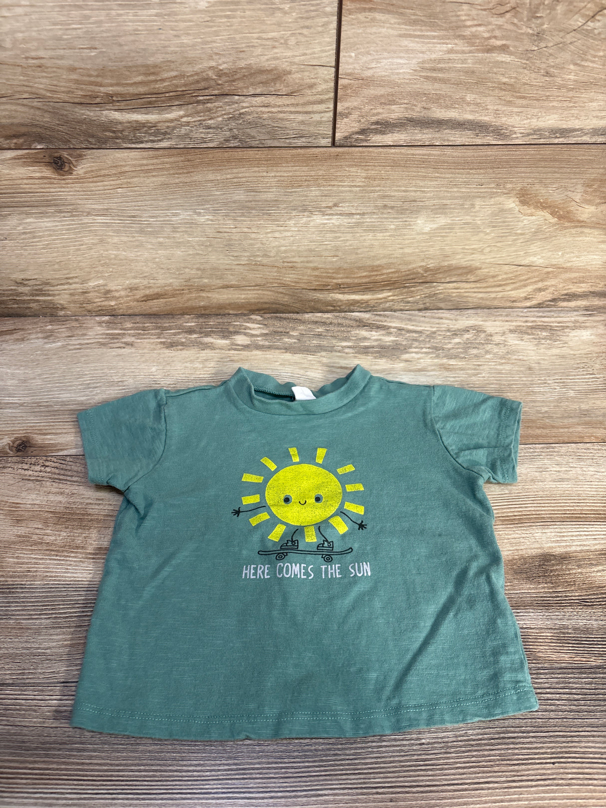 PL Baby Here COmes The Sun Shirt Green sz 18m