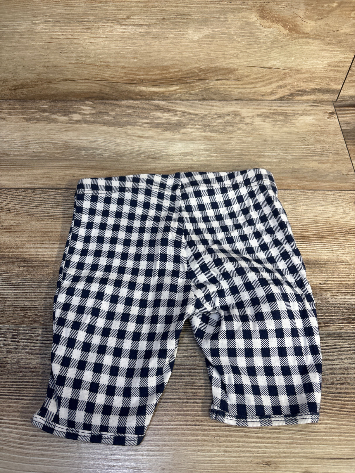Old Navy Gingham Check Bike Shorts Blue sz 5T