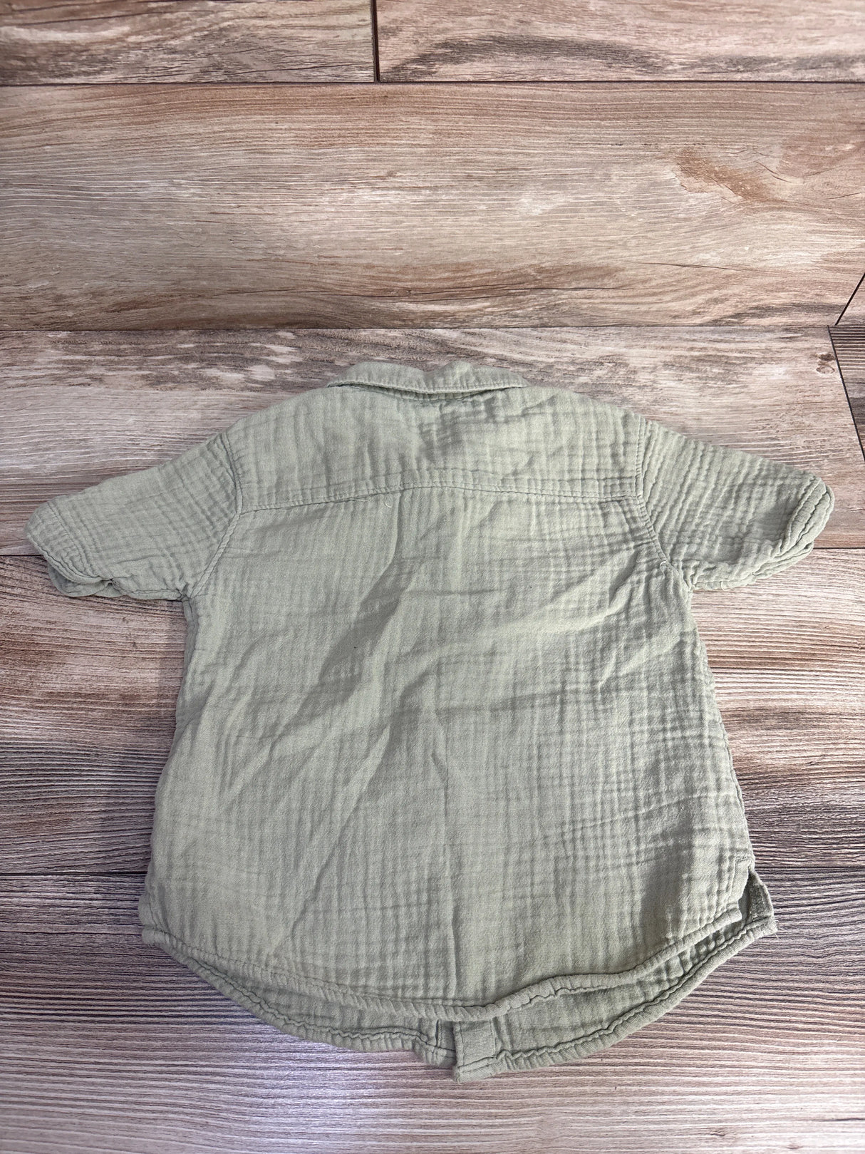 Little Planet Muslin Button Up Shirt sz 3T