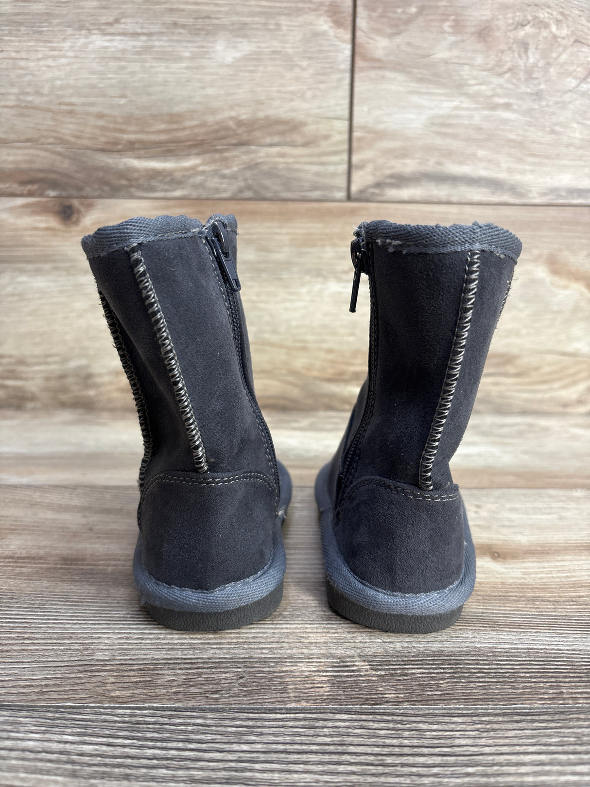 Harper Canyon Seude Tall Shearling Boots Grey sz 6c