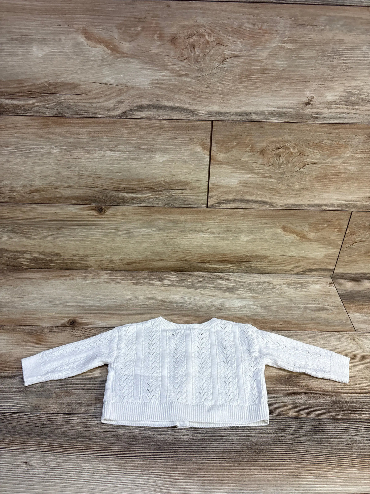 Baby Gap Knit Button-Up Cardigan White sz 6-12m