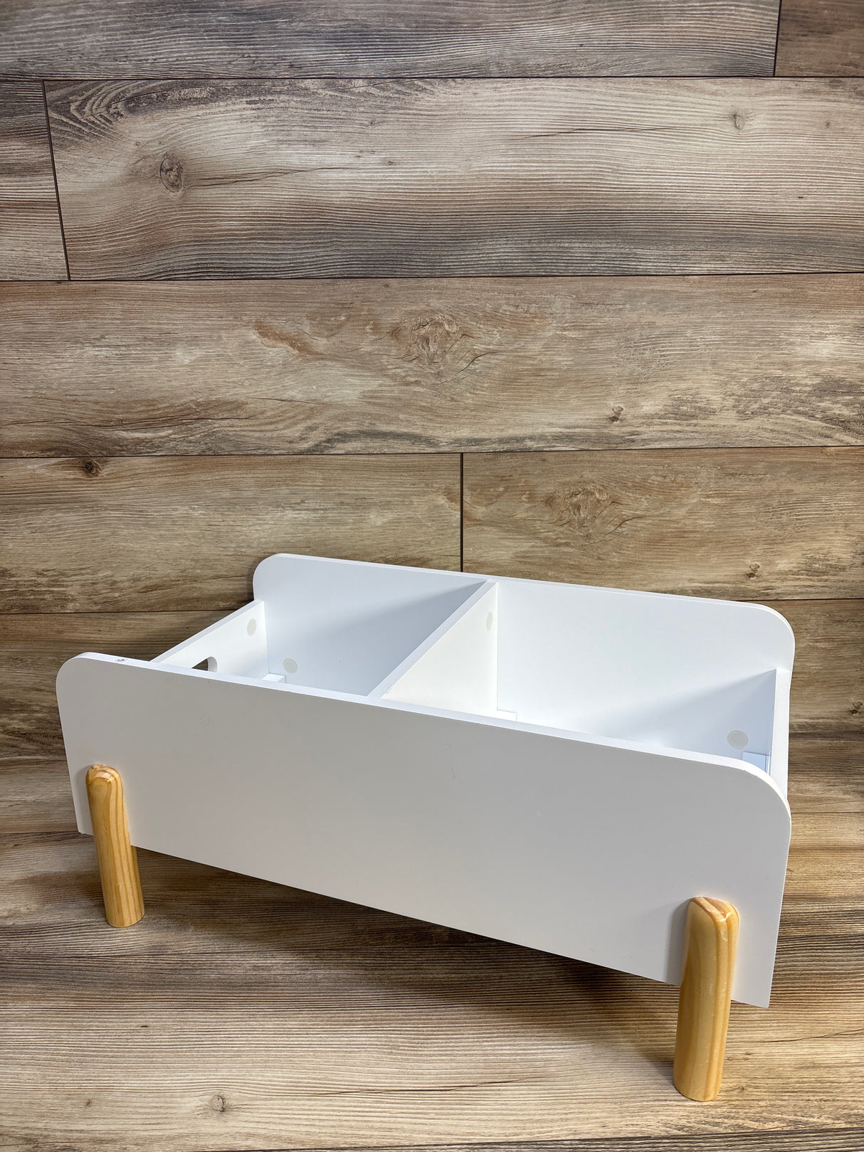 Sprirch Wooden Book Display Shelf, WHite