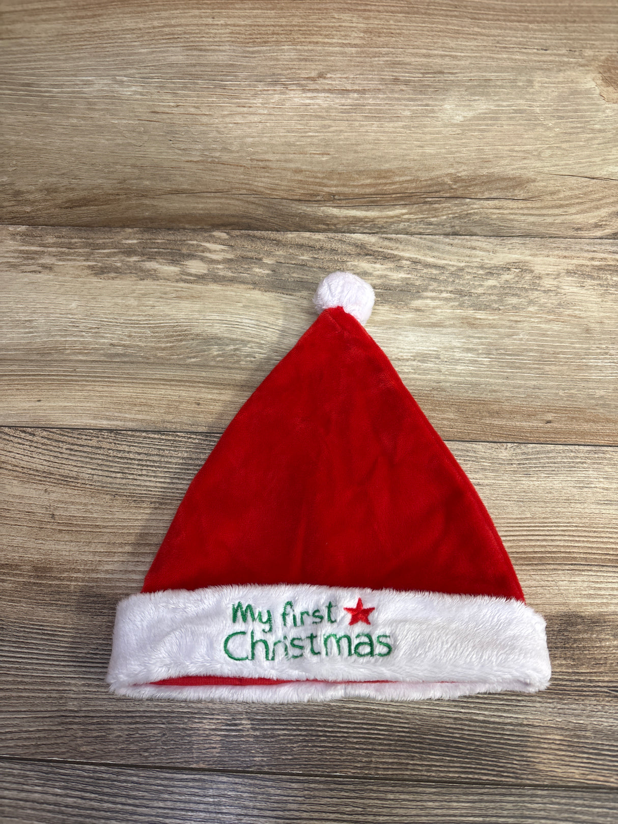 Little Me My First Christmas Santa Hat sz 12-24m