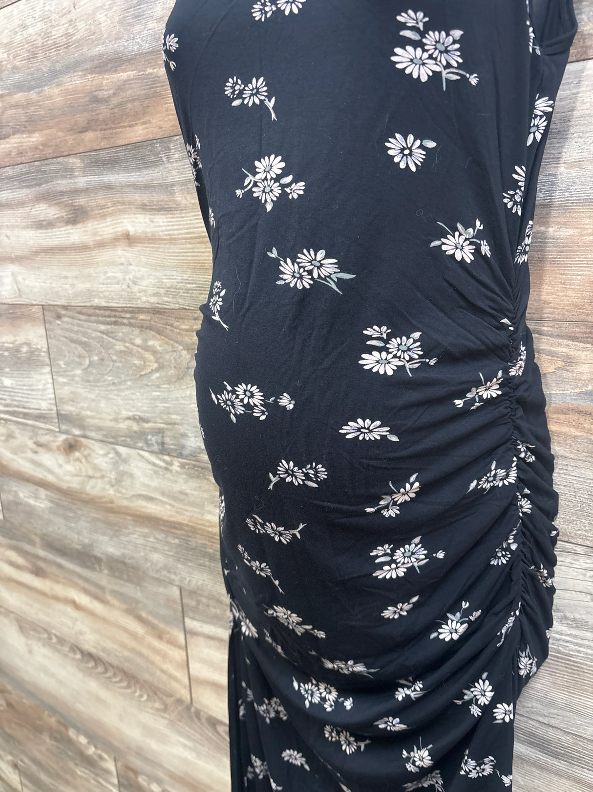 Smallshow Maternity Tank Bodycon Dress Black sz Medium