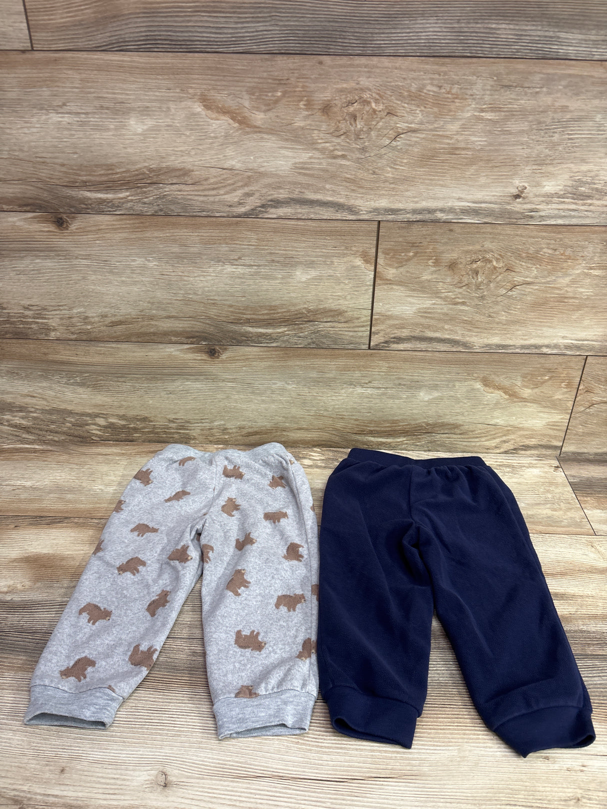 Simple Joys 2pk Fleece Joggers Navy/Grey sz 24m