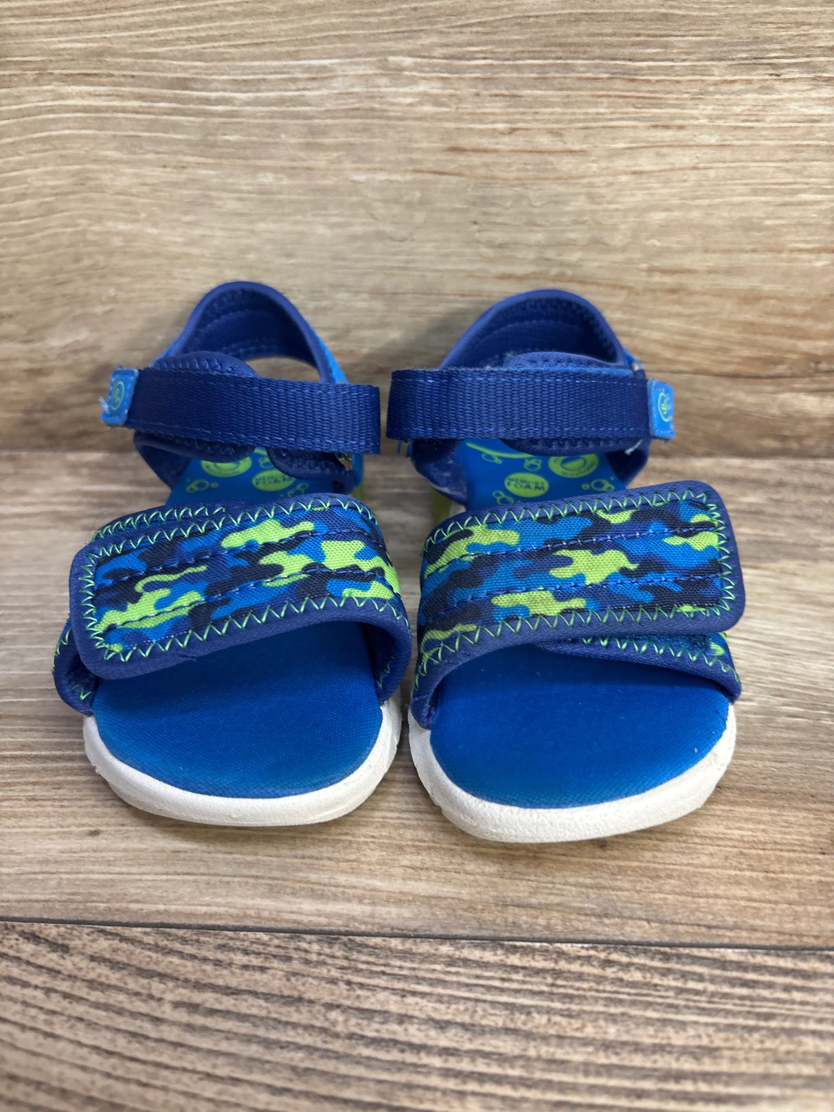 Stride Rite Light-Up Kitt Sandals Blue sz 8c - Me n Mommy To Be