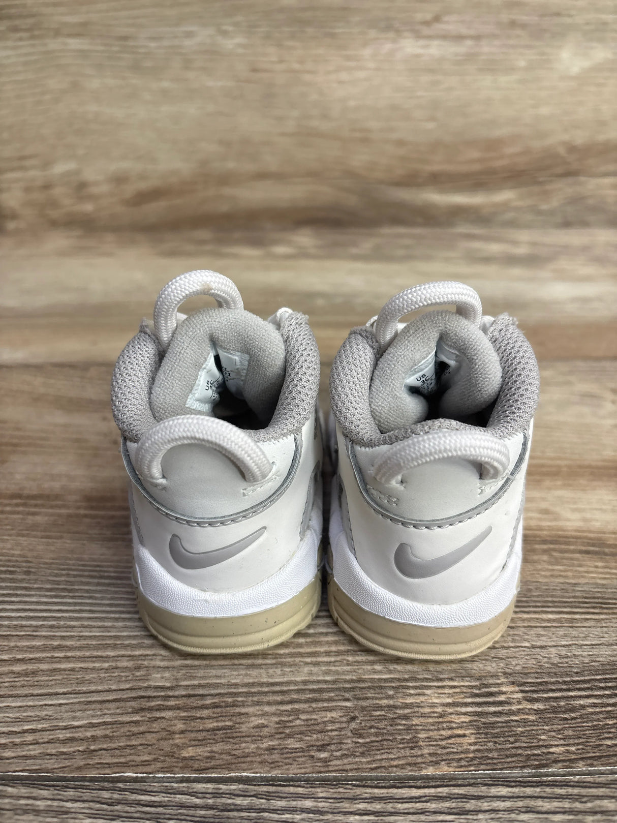 Nike Air More Uptempo TD 'Phantom Sand Drift' Sneakers sz 3c