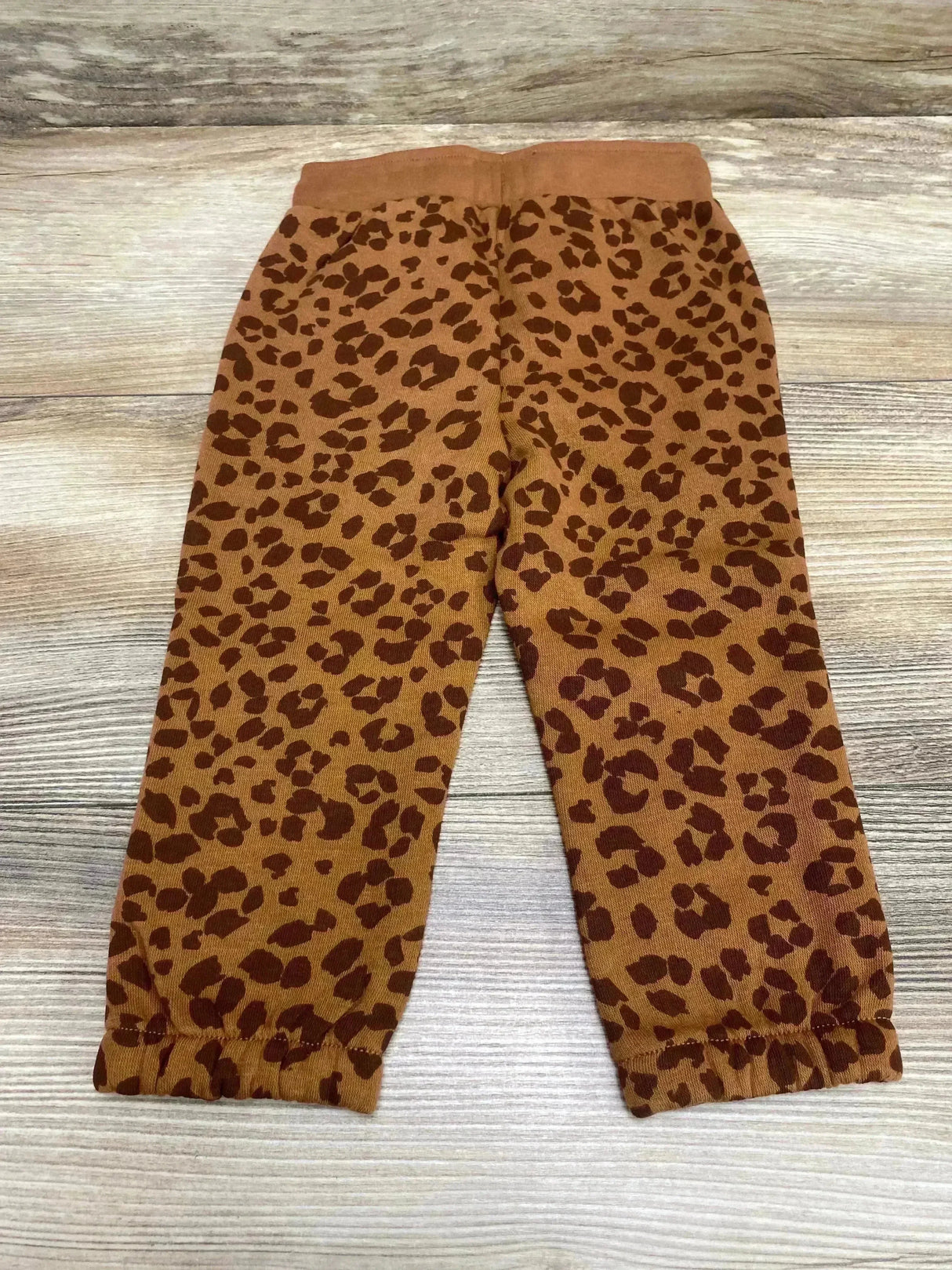 NEW Okie Dokie Brown Leopard Print Jogger Pant sz 12m - Me n Mommy To Be