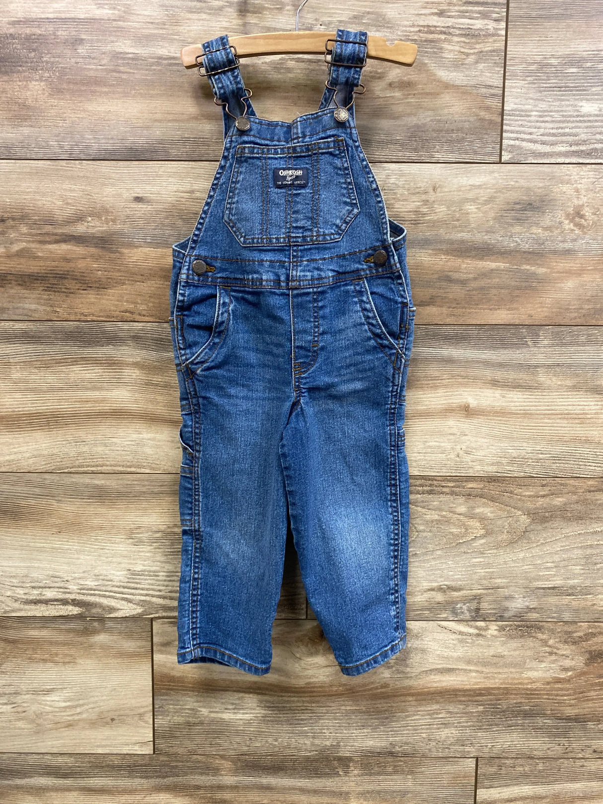 OshKosh Denim Overalls Blue sz 2T