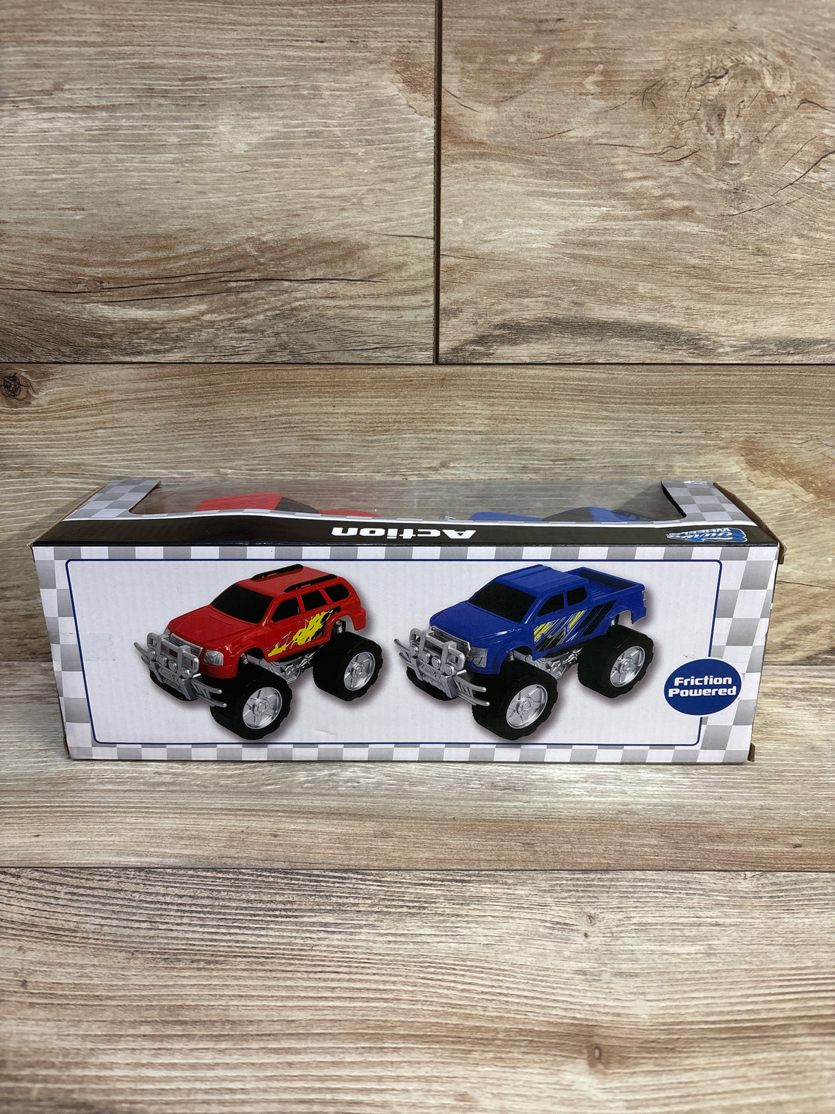 NEW Turbo Wheels Friction Powered Action Trucks 2pk