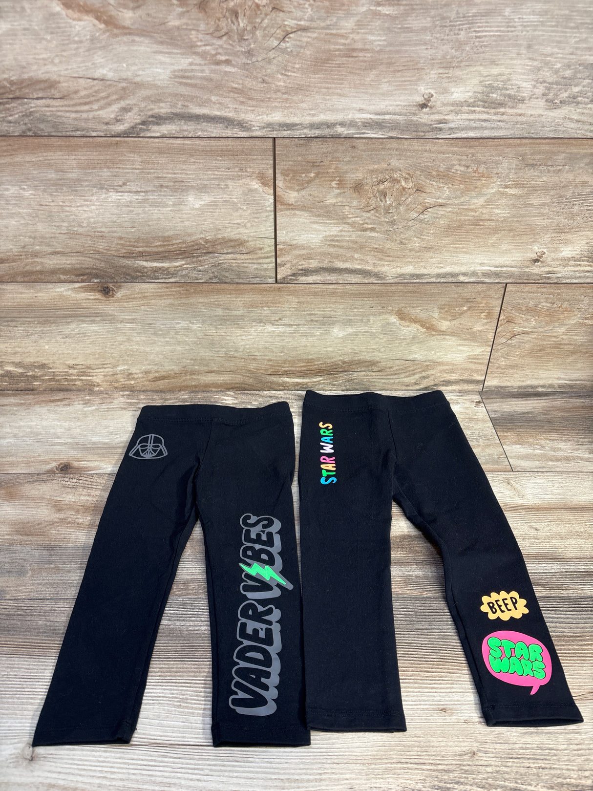 Amazon Essentials x Star Wars 2pk Leggings Set Black sz 3T